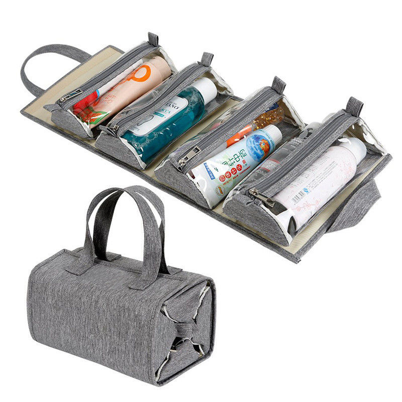 Saco de maquiagem de viagem Kit organizador de roupas de banho para mulheres