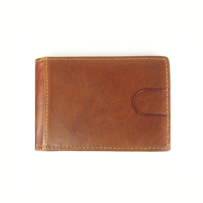 A mais recente moda 100% de pele genuína Homem carteira com Zip Moeda bolso e personalizar logotipo