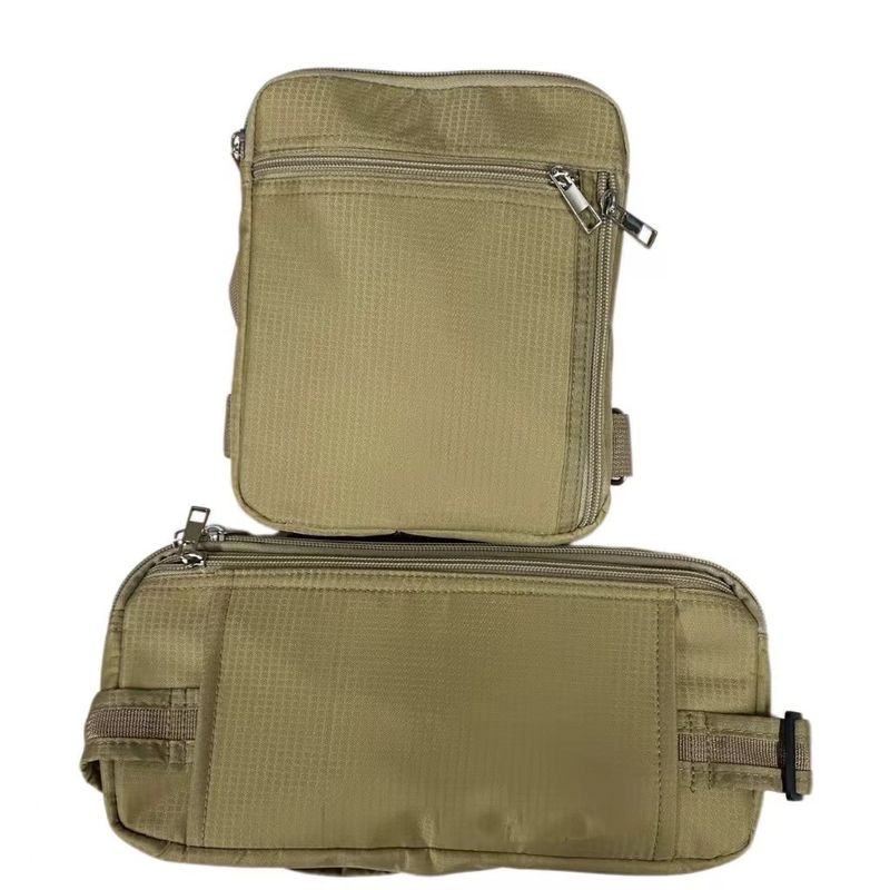 OEM/ODM Aceitável Safe Nylon Small Neck Travel Ihram Hajj Bag Para homens e mulheres muçulmanos