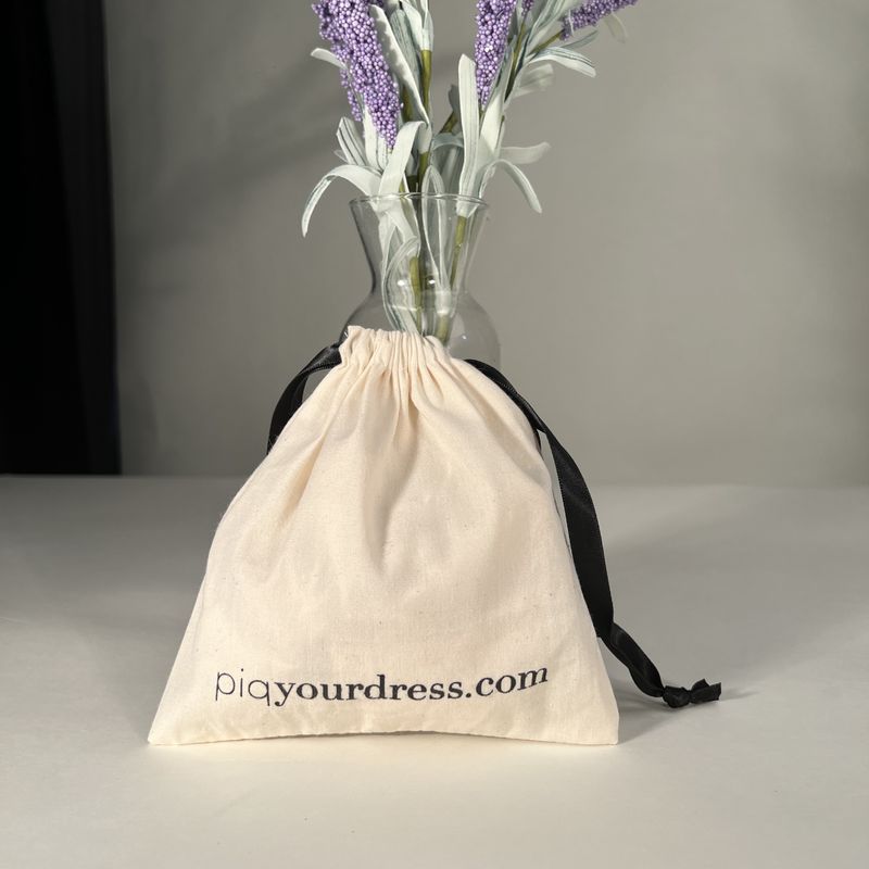 Presentes Dimensões personalizadas Pequeno Grande Bolsa de Musselina Branca Boiadeira Tela de algodão Saco de cordas