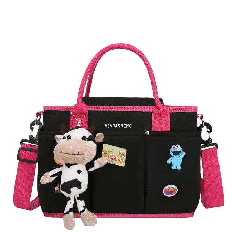 Saco de fraldas multifuncional para mamãe ou papai Tipo de padrão sólido e cor personalizada
