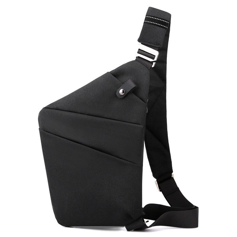 Bolsa de Sling de Peito Antiroubo Multifuncional Personalizada Bolsa de Mensageiro Crossbody para Homens