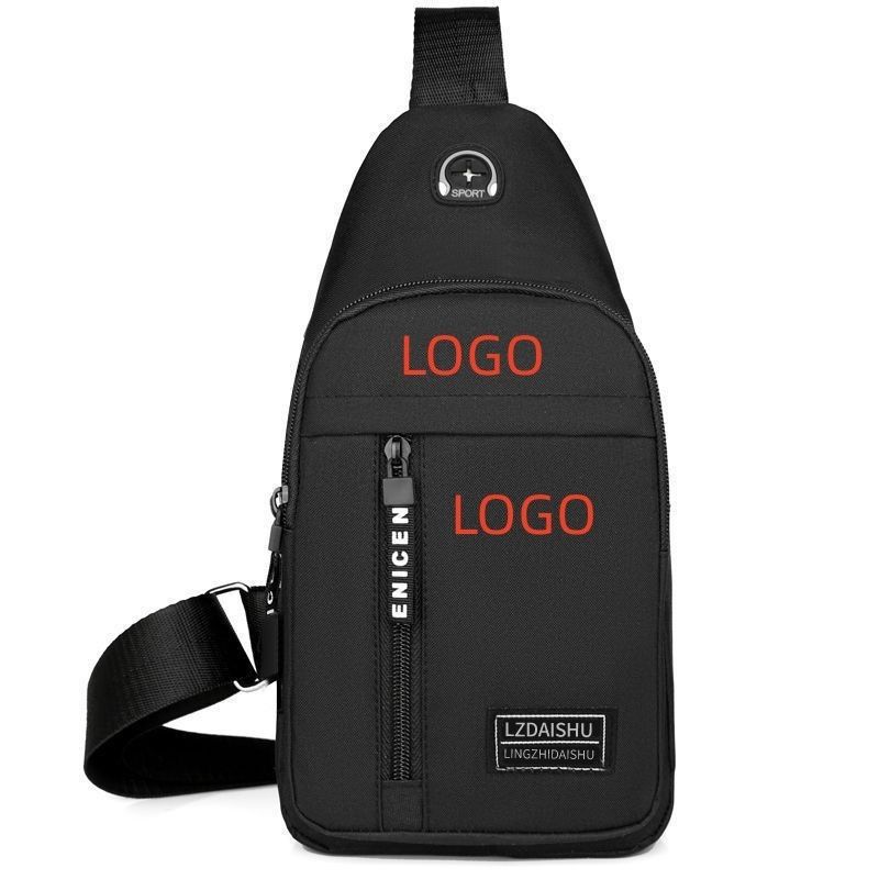 Saco de mensageiro esportivo casual para o exterior, unisexo, pequeno saco de ombro único para saco de peito masculino
