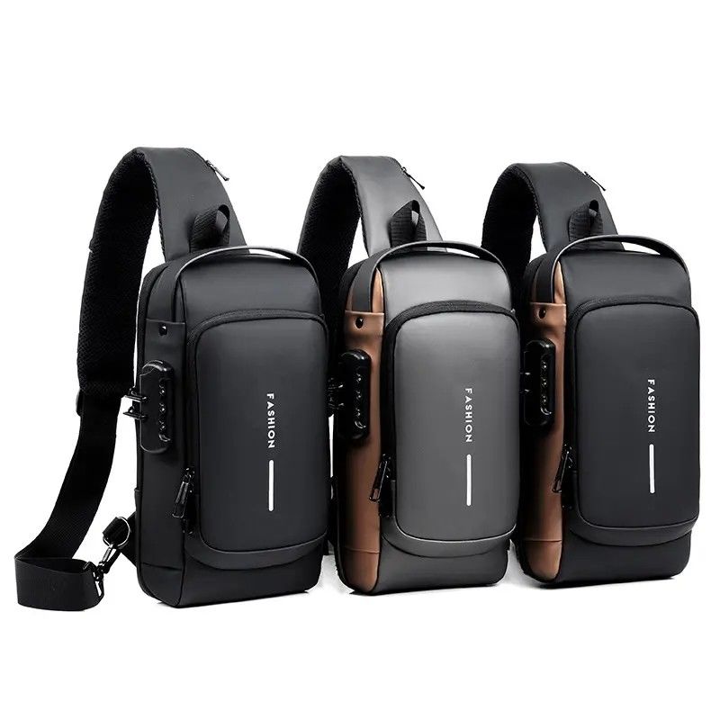2023 Última moda Saco de crossbody masculino com design à prova d'água e logotipo personalizado