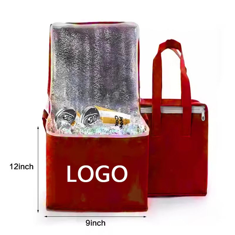 Logotipo personalizado Soft-loop Cooler Bag para Isolado Green Grocery Picnic cerveja e muito mais