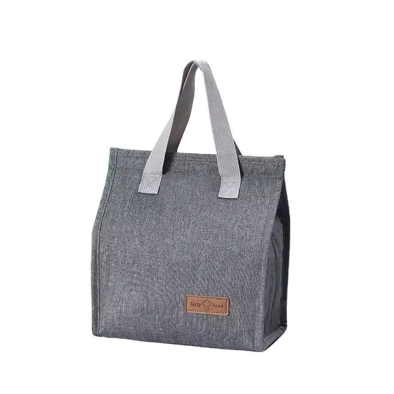 Bolsa de compras de poliéster Cooler do almoço Tote térmico para isolamento simples e de moda