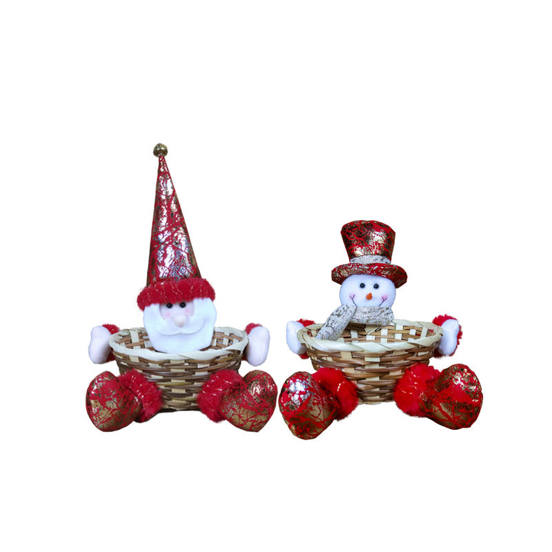 Aceitável OEM/ODM Decoração personalizada de escritório de Natal Carrinho de doces para presente para casa