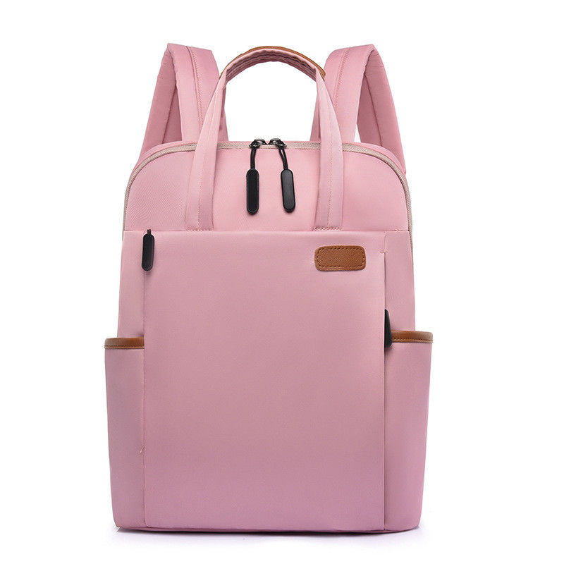 Cor personalizada Mochila portátil para viagens ao ar livre para mulheres Mochila com camada intermédia de computador