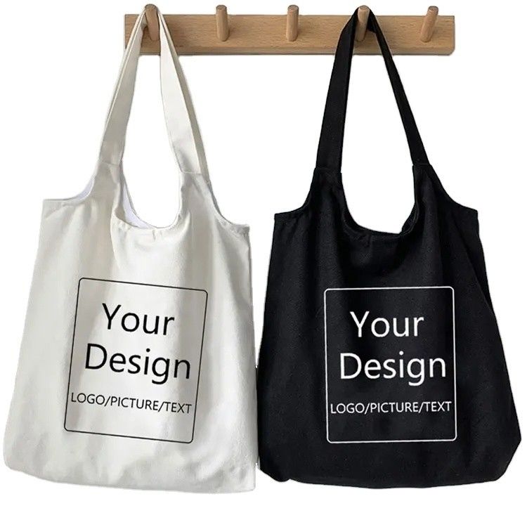 Fashion Style Logotipo personalizado Tote Bolsa de compras de mantimentos com material de revestimento de poliéster
