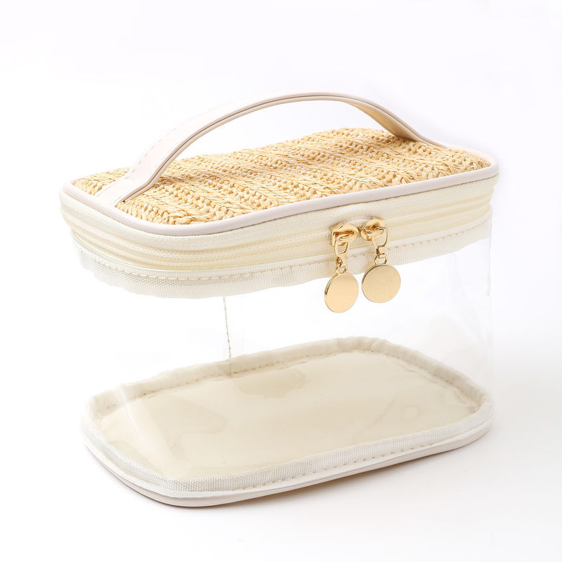 2024 Saco de higiene de viagem portátil de PVC de grande capacidade Saco de armazenamento cosmético para moda