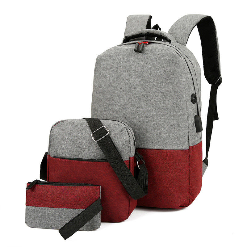 Mochila de escola impermeável para meninos adolescentes Mochila de estudante para homens personalizada 3