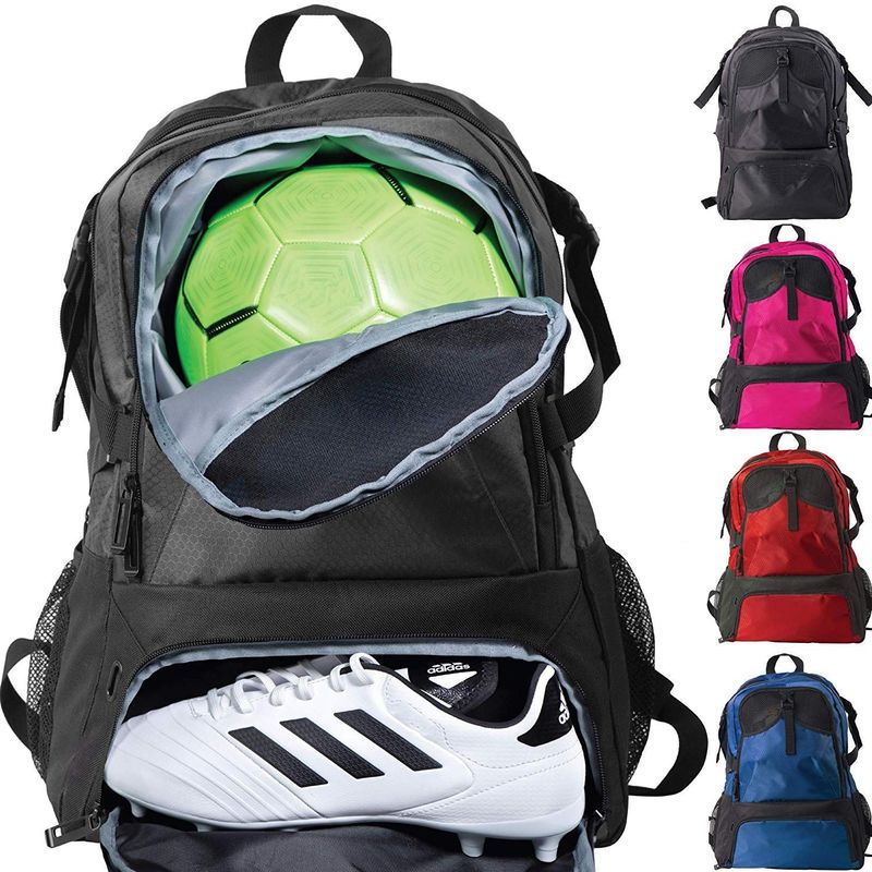 Mochila esportiva de cores brilhantes de grande capacidade com logotipo personalizado e padrão de letras