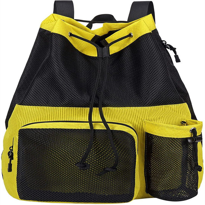 OEM/ODM aceitável Mochila de ginástica de malha de padrão de arco para piscina equipamento de trabalho de yoga de praia