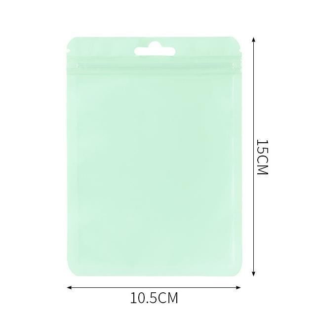 Saco transparente espessado para armazenar convenientemente pincéis de maquiagem em cores personalizadas