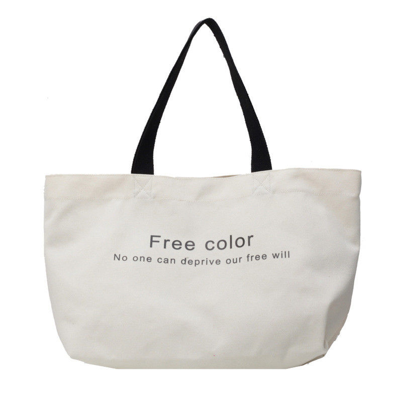 Bolsa de moda de desenho de canvas para mulheres Bolsa de supermercado de fim de semana