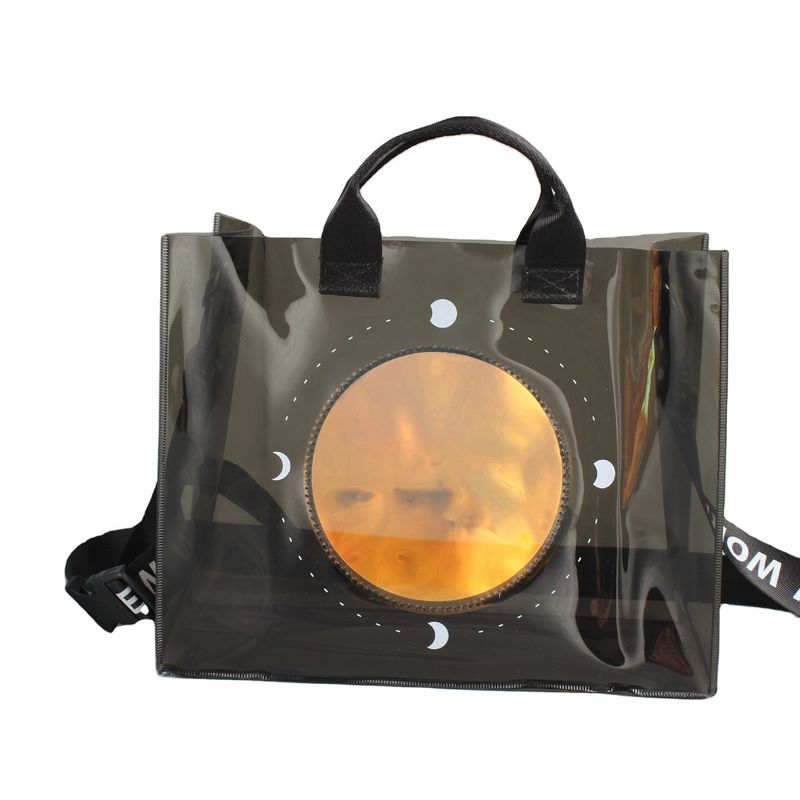 Bolsa de PVC de cor personalizada para necessidades de compras modernas e claras