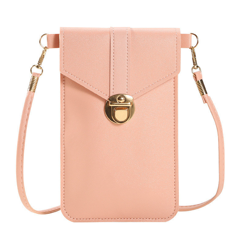 Vida Diária Pequeno Saco de Telefone Crossbody com Logotipo Personalizado e Faixa de Pescoço