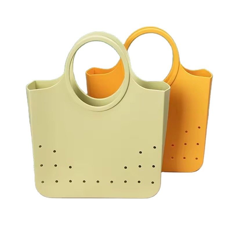 Resistente à água Saco de mão de tamanho M para atividades ao ar livre Material de revestimento de PVC Saco Beach Bogg