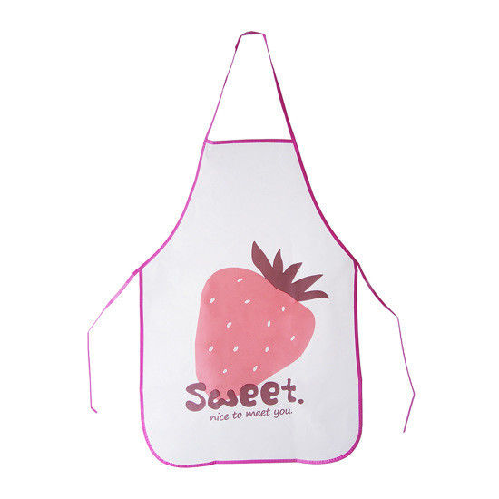 LOGO personalizado Avental de cozinha impresso com cor personalizada e tecido impermeável PE