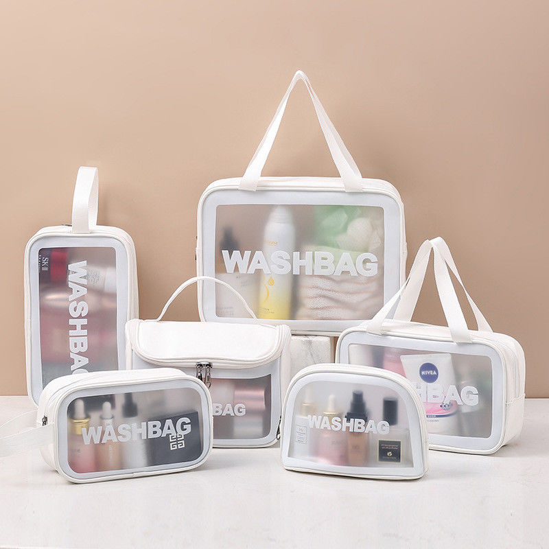 Bolsa de maquiagem de beleza personalizada com logotipo impresso e bolsa cosmética de viagem
