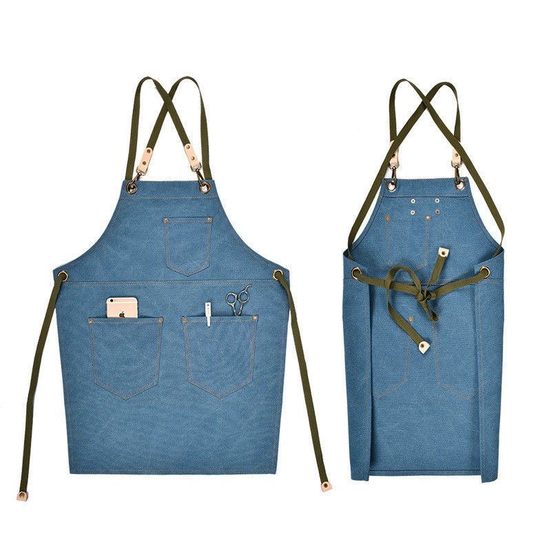 7 Dias Tempos de Encomenda de Amostra Suporte Apron Uniforme para técnicos de unhas e barman
