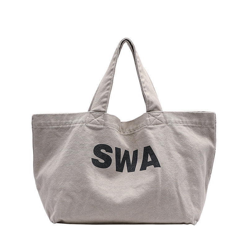 Saco de compras personalizado com design dobrável e padrão de impressão
