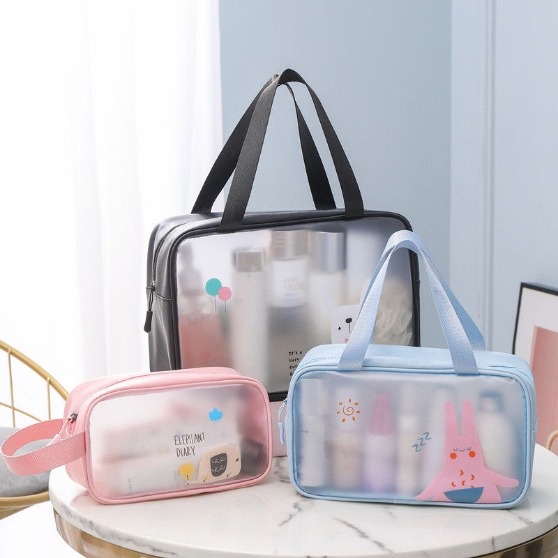 3pcs Saco Cosmético Luminoso Personalizado Customize Sacos de Viagem Tipo de Padrão de Carta