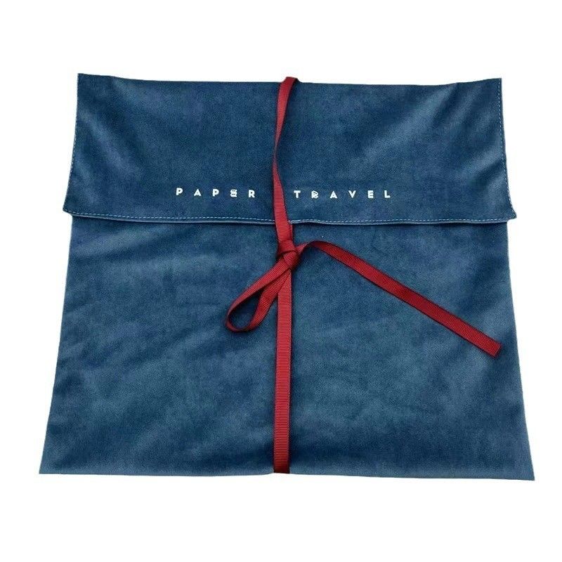 Logotipo personalizado Impresso Bowknot Saco de embalagem flip para soluções de embalagem de estilo vintage