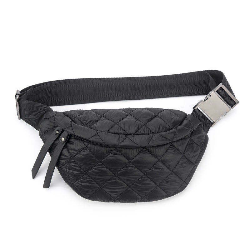 Bolsa de moda com colcha de retalhos Bolsas femininas de cintura Bolsa de nylon com outros padrões