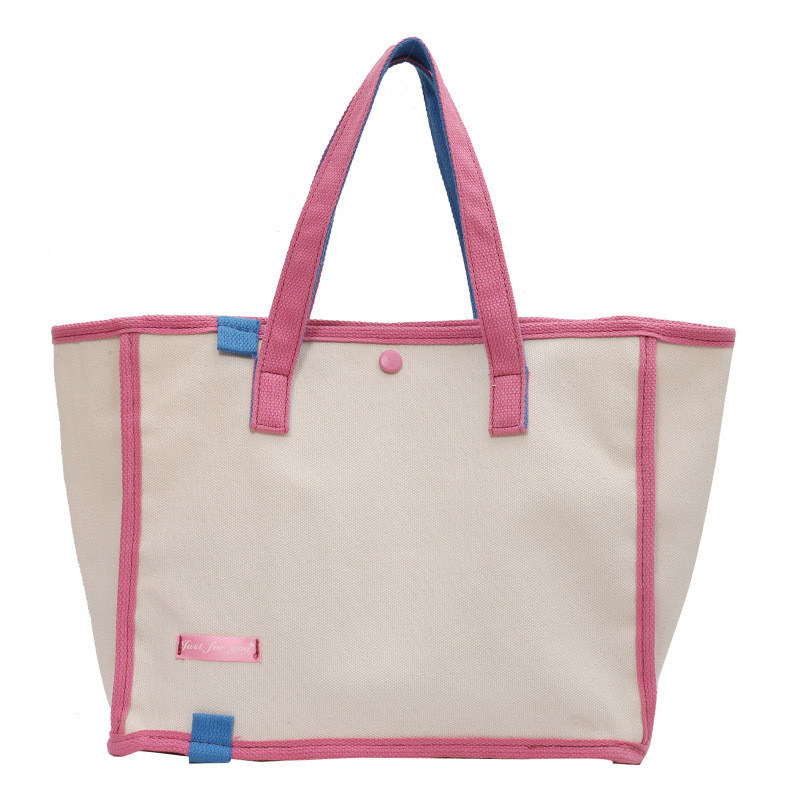 Moda reciclado natural simples personalizado Eco Amigável Impressão de lona de algodão Tote Saco de compras
