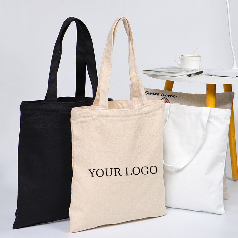 Sacos grandes de algodão com bolso e fecho em padrão de avestruz com material