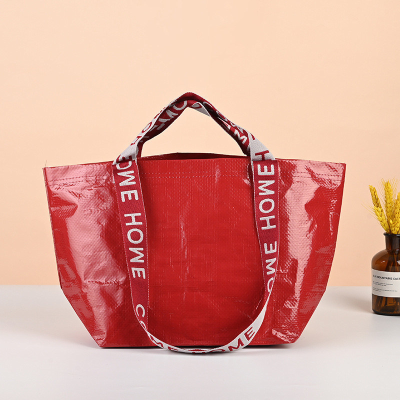 Bolsa de Tote de Impressão de Polipropileno Laminado de Cor Pesada