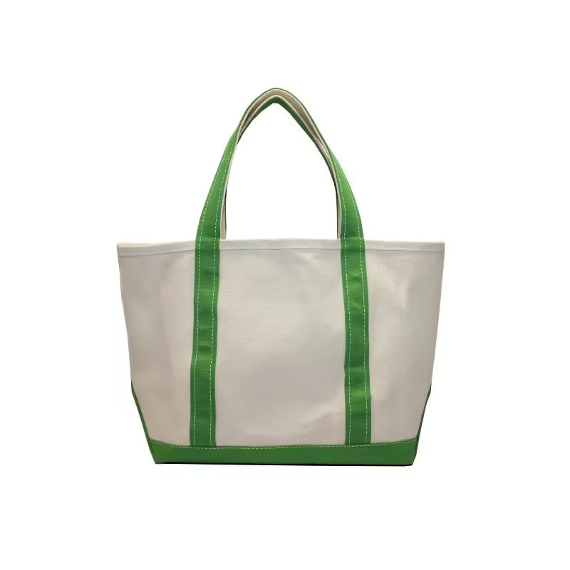Saco de Tote de algodão ecológico com logotipo impresso sob medida