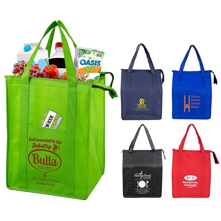 Mediano 30-50cm Saco de Tote não tecido com impressão de transferência de calor Logotipo personalizável