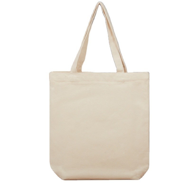 Mediano 30-50cm Saco de compras ecológico personalizado Saco de ombro de lona para presente reutilizável simples