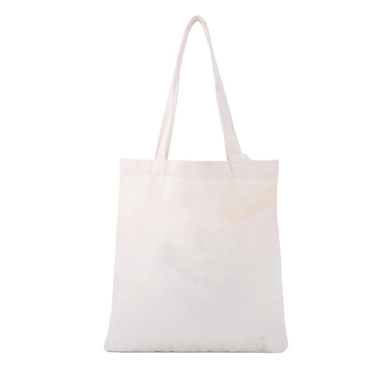 Logotipo personalizado Impresso Saco de Tote de lona reutilizável para necessidades de compras diárias da vida escolar