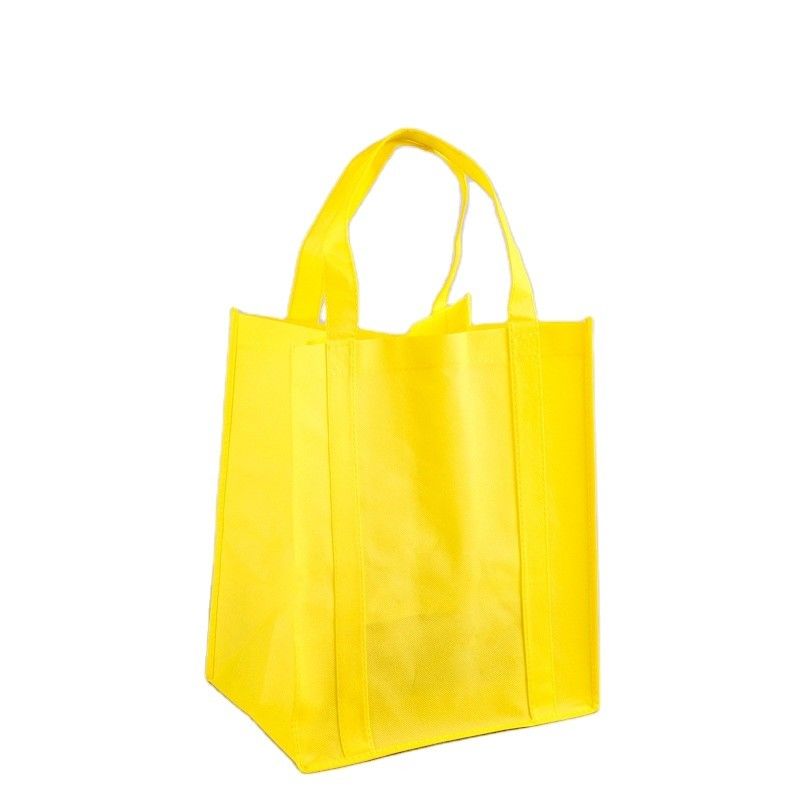 Logotipo personalizado Impresso Saco de Tote de Tecido Não Tecido para compras e promoção de supermercados