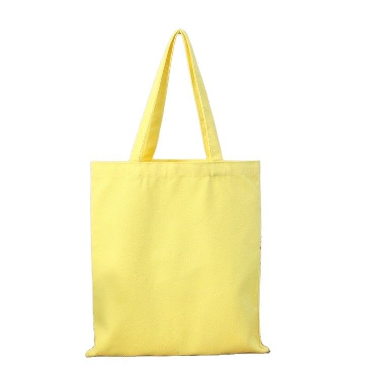 Bolsas de algodão de canvas reutilizáveis de compras personalizadas de tamanho médio com design ecológico