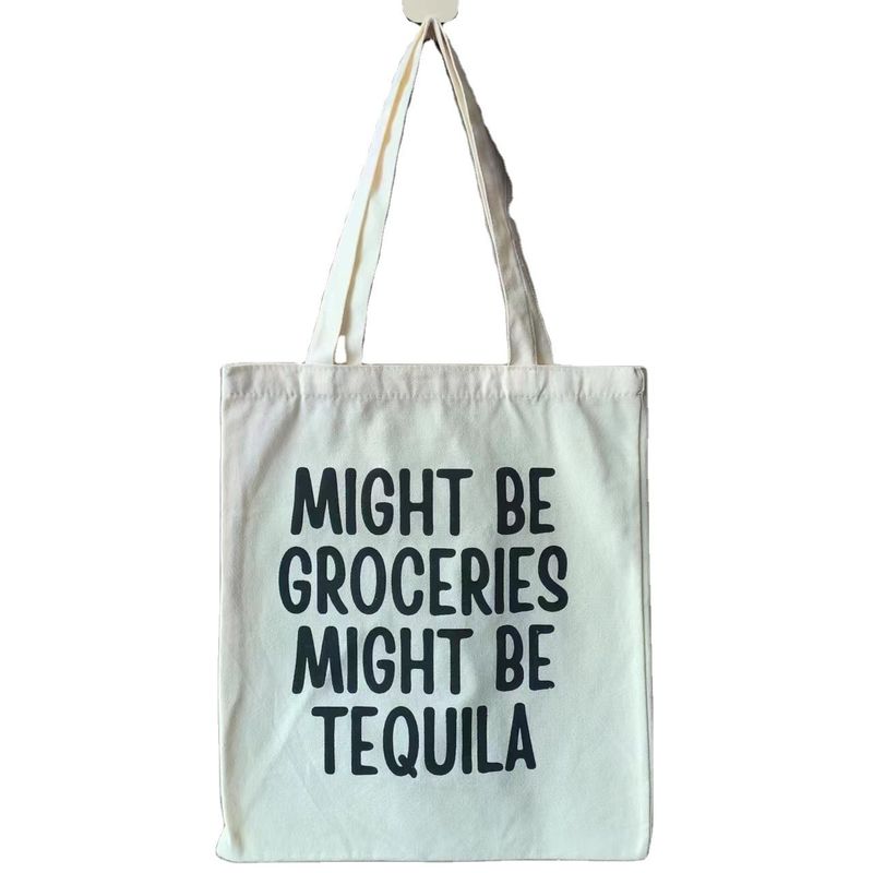 Design personalizado Saco de compras de lona simples ecológico com material reciclado