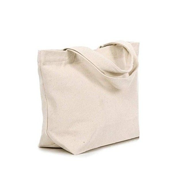 Vida escolar diária Reutilizavel Saco de compras orgânico Saco de algodão de lona com logotipo personalizado