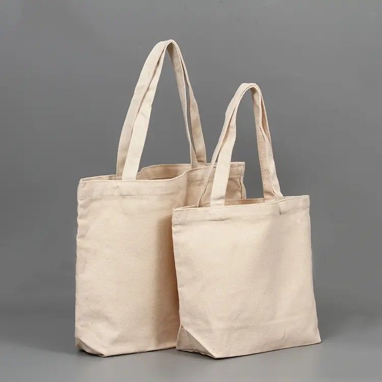 Presentes Tamanho personalizável Saco de Tote de lona personalizado com materiais e design ecológicos