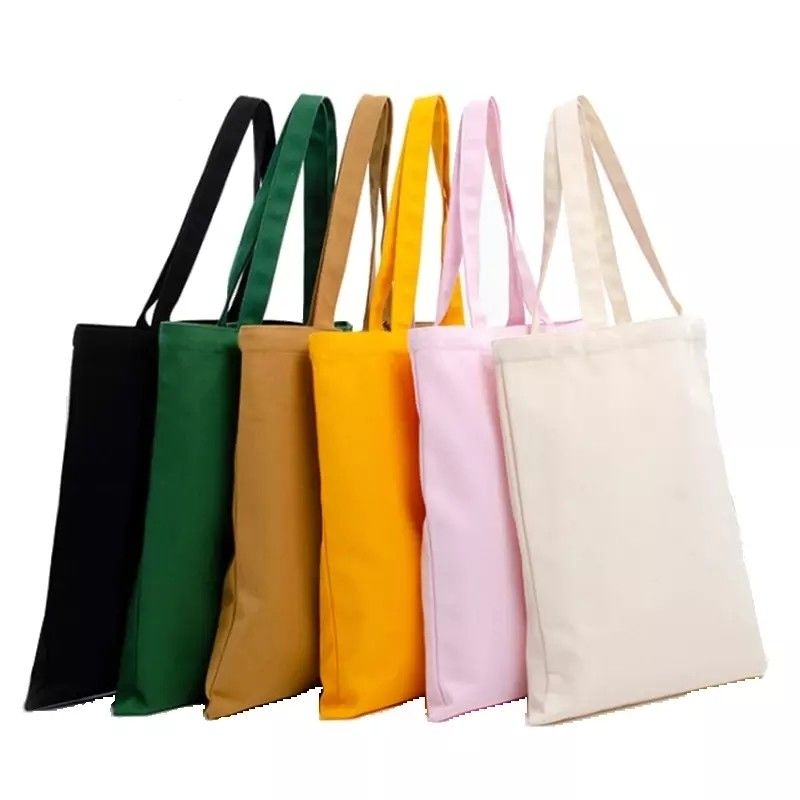 Saco de tela ecológica impresso com tela de seda Saco de compras feminino com bolsos e padrão de letras