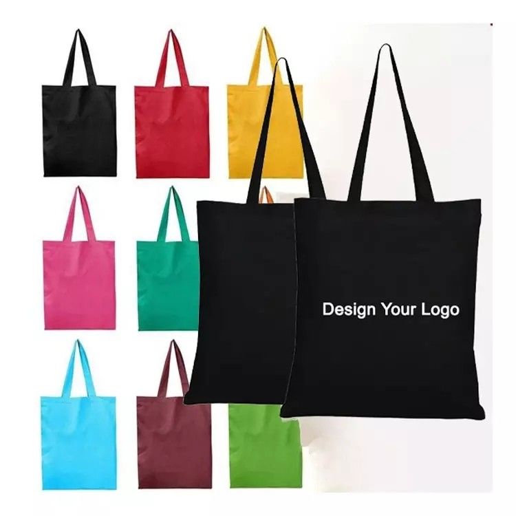 Aceitável OEM/ODM Cartão personalizado Padrão de tela de tecido Tote Bag para compras de supermercado