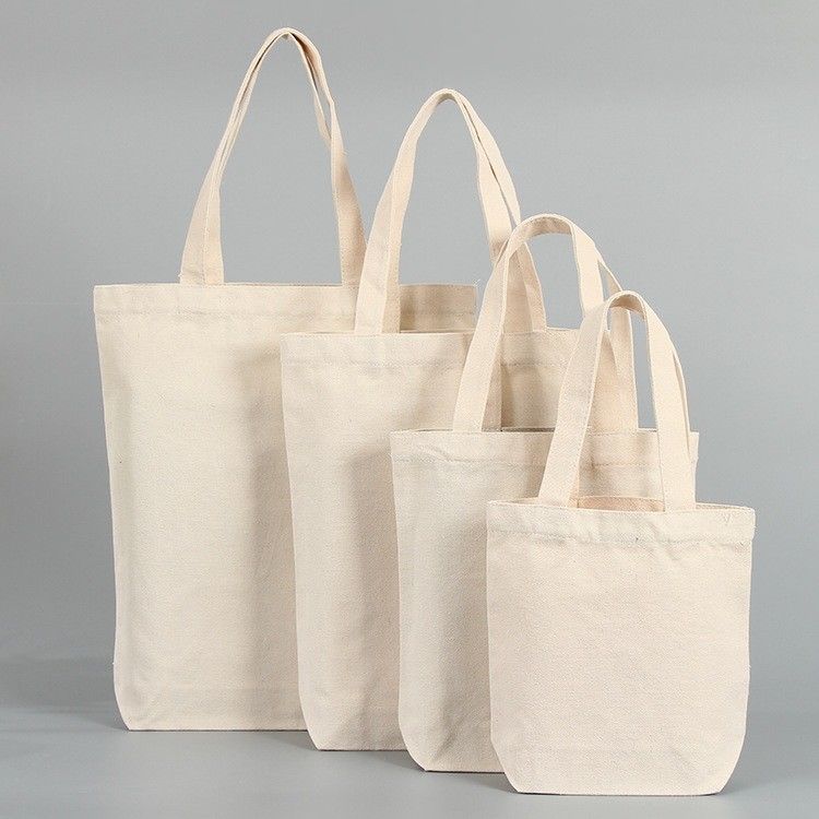 Logotipo personalizado aceito Eco-friendly Canvas pesado com bolso