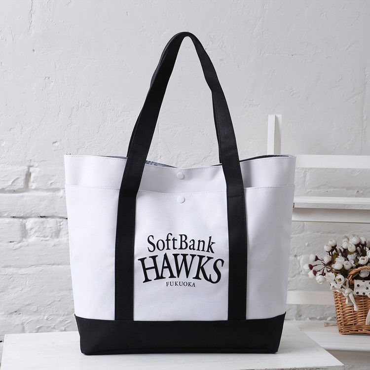 Logotipo personalizado aceito Saco de Tote de lona durável para moda ao ar livre e além