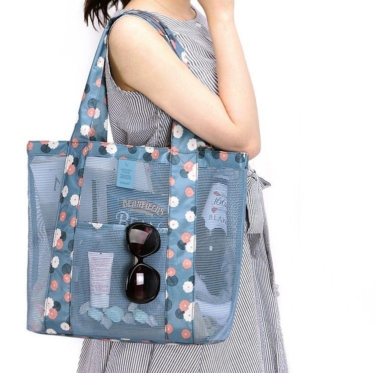 Bolsas de moda de viagem Bolsa de ombro transparente Bolsa de praia transparente para benefício