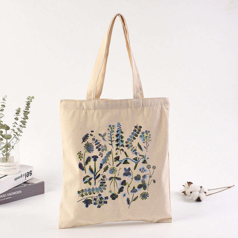Bolsa de compras de tela com impressão de logotipo personalizado aceitável